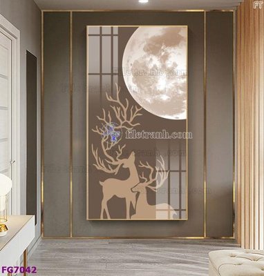 Tải file File bộ tranh tráng gương hiện đại FG7042 (gốc) in trên mọi chất liệu