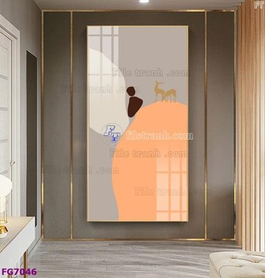 Download file tranh PSD File bộ tranh tráng gương hiện đại FG7046 để chỉnh sửa