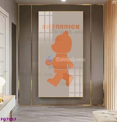 Download file gốc File bộ tranh tráng gương hiện đại FG7057 (in lụa) nghệ thuật