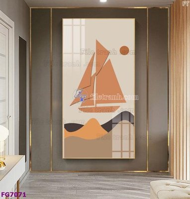 Tải file File bộ tranh tráng gương hiện đại FG7071 (ảnh gốc) file AI/EPS