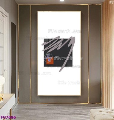 File PSD File bộ tranh tráng gương hiện đại FG7086 (nguyên gốc) chất lượng cao