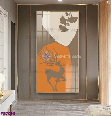 File in trần File bộ tranh tráng gương hiện đại FG7098 (file gốc) chủ đề vũ trụ