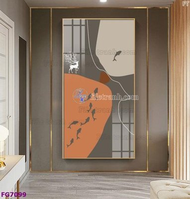 Hình ảnh file gốc File bộ tranh tráng gương hiện đại FG7099 (chất lượng cao)