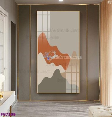 File gốc File bộ tranh tráng gương hiện đại FG7109 (chuẩn CMYK) cho nhà in