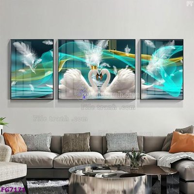 Download file File bộ tranh tráng gương hiện đại FG7171 (gốc) cho xưởng in