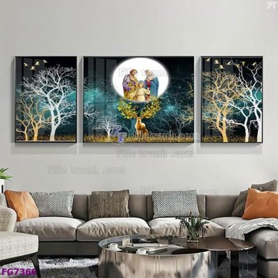 Download file tranh PSD File bộ tranh tráng gương hiện đại FG7366 để chỉnh sửa