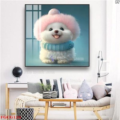 Tải file gốc in lụa Tranh 12 con giáp FGCG126 siêu nét