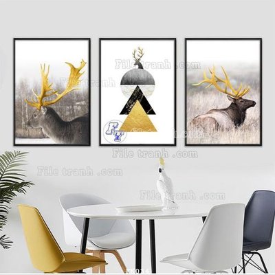 File gốc in ấn File tranh hiện đại pha lê gương FK034 chuẩn màu CMYK