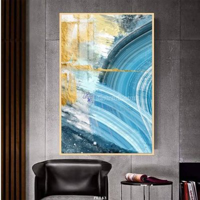 File in ấn File tranh hiện đại pha lê gương FK043 (bản gốc) sắc nét