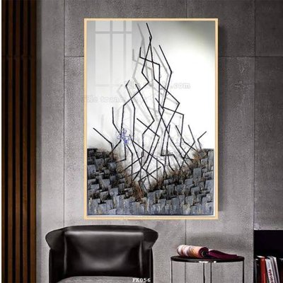 File PSD File tranh hiện đại pha lê gương FK056 (gốc) cho designer