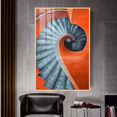 File PSD File tranh hiện đại pha lê gương FK077 (bản gốc) cho nhà in