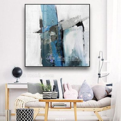 File gốc File tranh hiện đại pha lê gương FK097 cho in ấn và thiết kế