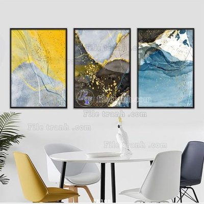 File gốc File tranh hiện đại pha lê gương FK108 (in lụa) chi tiết cao