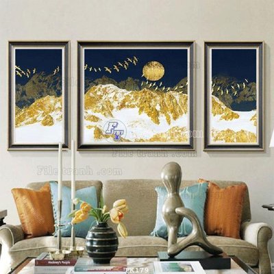 File in mica File tranh hiện đại pha lê gương FK179 (bản gốc) siêu trong