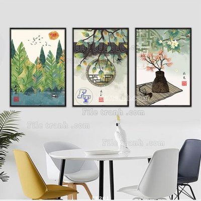 File tranh in mica File tranh hiện đại pha lê gương FK201 (độ phân giải cao)