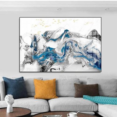 File PSD File tranh hiện đại pha lê gương FK219 (bản gốc) đã tách nền