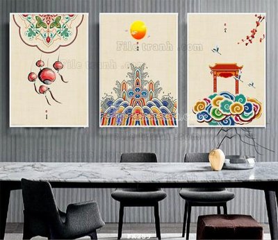 File tranh File tranh hiện đại pha lê gương FK259 (gốc) in backlit film