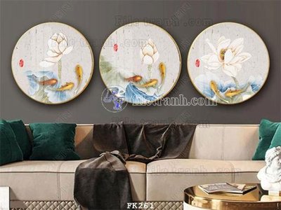 File gốc File tranh hiện đại pha lê gương FK261 (in 3D) cho trang trí