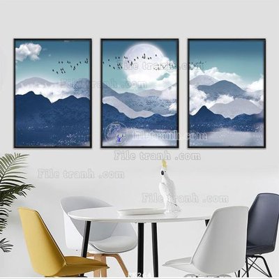 File PSD File tranh hiện đại pha lê gương FK264 (gốc) cho designer