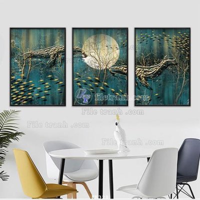 Tải file File tranh hiện đại pha lê gương FK328 (gốc) chủ đề tôn giáo