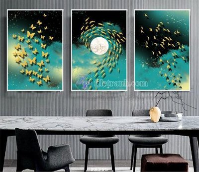 File gốc File tranh hiện đại pha lê gương FK355 (thiết kế) cho in ấn