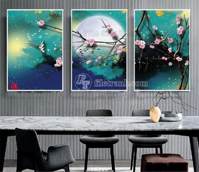 Tải file File tranh hiện đại pha lê gương FK365 (gốc) làm file thiết kế