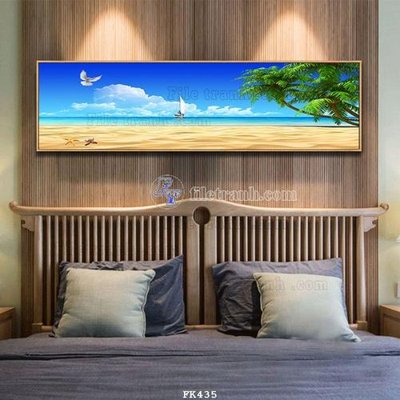 File tranh File tranh hiện đại pha lê gương FK435 (bản gốc) in lụa dán tường