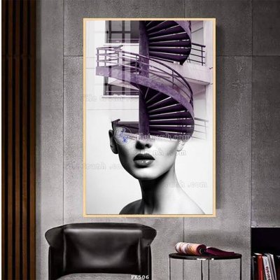 File ảnh File tranh hiện đại pha lê gương FK506 (gốc) dùng in Pano