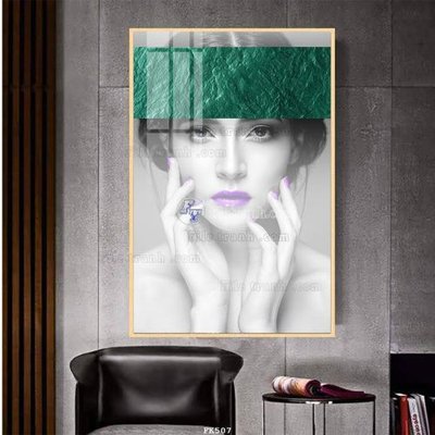 File ảnh gốc File tranh hiện đại pha lê gương FK507 không vỡ nét