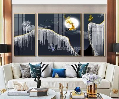 File PSD File tranh hiện đại pha lê gương FT017 (bản gốc) chất lượng nhất