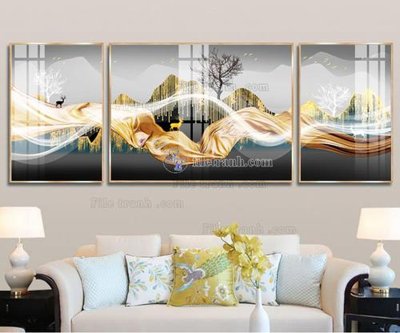 File gốc File tranh hiện đại pha lê gương FT049 (phong cách) châu Âu