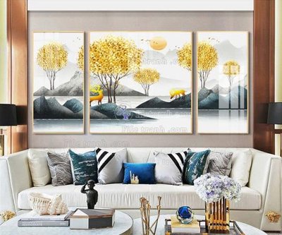 File tranh File tranh hiện đại pha lê gương FT069 (gốc) in film