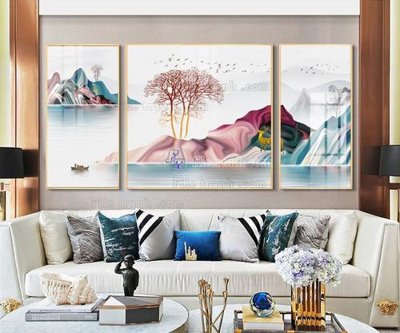 File gốc File tranh hiện đại pha lê gương FT071 (thiết kế) độc quyền