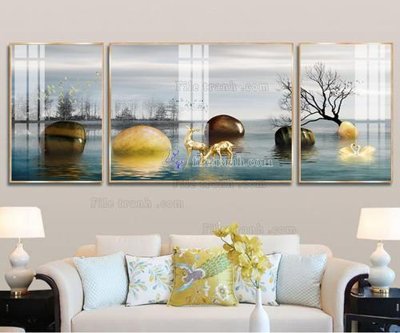 Tải file File tranh hiện đại pha lê gương FT077 (gốc) làm file tranh quảng cáo