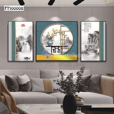 Tải file File tranh hiện đại pha lê gương FT100008 (gốc) làm tranh trang trí