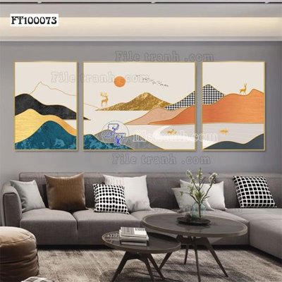 File tranh gốc File tranh hiện đại pha lê gương FT100073 (sắc nét từng chi tiết)