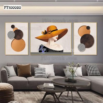 File gốc in ấn File tranh hiện đại pha lê gương FT100080 độ phân giải cao