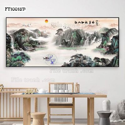 File ảnh File tranh hiện đại pha lê gương FT100187 (gốc) in poster