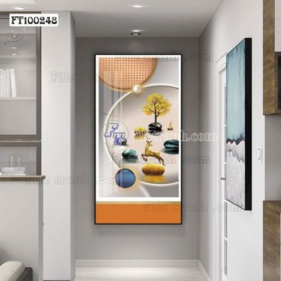 Download file File tranh hiện đại pha lê gương FT100248 (gốc) in mica đèn LED