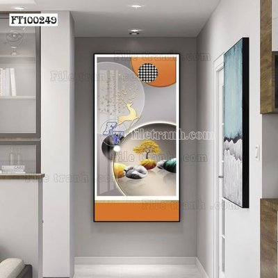 File ảnh gốc File tranh hiện đại pha lê gương FT100249 không vỡ nét