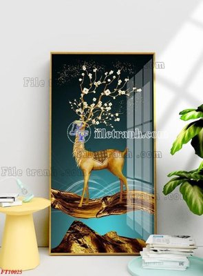 File gốc File tranh bộ hiện đại FT10025 (ảnh chi tiết) để in lụa