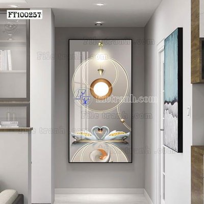 Mua file gốc File tranh hiện đại pha lê gương FT100257 (in ấn) tại Filetranh.com