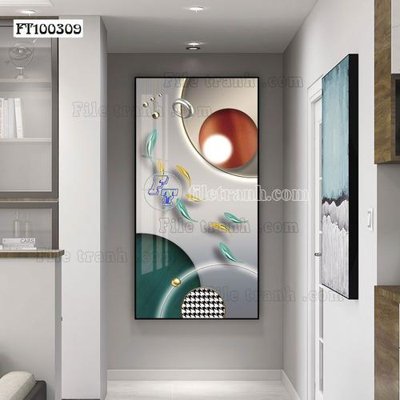 Download file tranh File tranh hiện đại pha lê gương FT100309 (file gốc PSD)