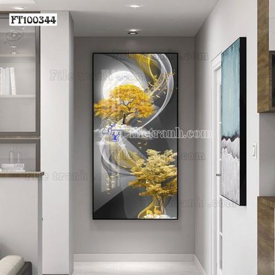 File gốc File tranh hiện đại pha lê gương FT100344 (chuẩn CMYK) cho nhà in