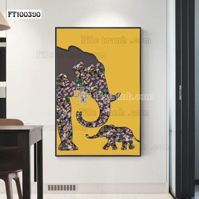 Tải file File tranh hiện đại pha lê gương FT100390 (gốc) làm tranh trang trí