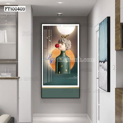 File PSD File tranh hiện đại pha lê gương FT100409 (chất lượng in ấn)