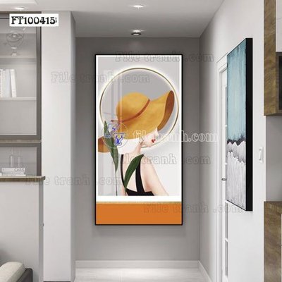 Ảnh gốc File tranh hiện đại pha lê gương FT100415 (độ nét cao) in tráng gương
