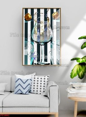 Ảnh gốc File tranh bộ hiện đại FT10042 (siêu chi tiết) để in ấn