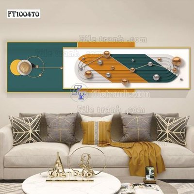 Hình ảnh gốc File tranh hiện đại pha lê gương FT100470 (để in khổ lớn)