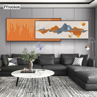 Ảnh gốc File tranh hiện đại pha lê gương FT100508 (độ nét cao) in mica